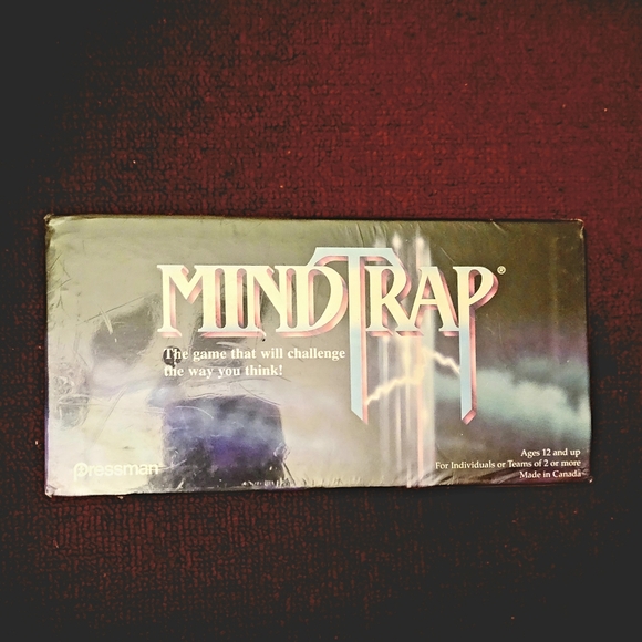 PRESSMAN Other - NWT VINTAGE 1991 MINDTRAP GAME THE GAME THAT WILL CHANGE THE WAY YOU THINK AG12+